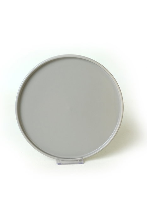 Hermia ST038006F995A000000MAS3T00 Juego de Platos de Servicio de Cerámica, 6 Piezas, 27 cm, Gris Mate